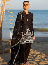 Sahar Embroidered Lawn Suits Unstitched 3 Piece - S24CL 04